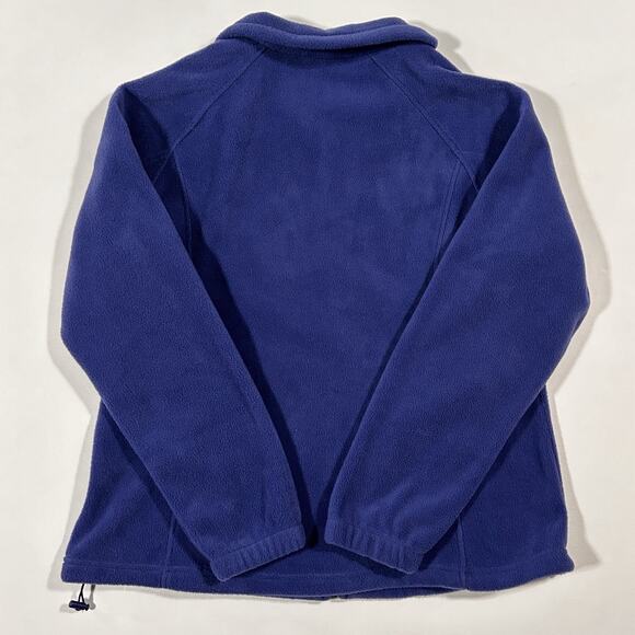 Columbia Women’s Full Zip Fleece Jacket Blue Size XXL Plus Cozy Warm Outdoor - Picture 3 of 8